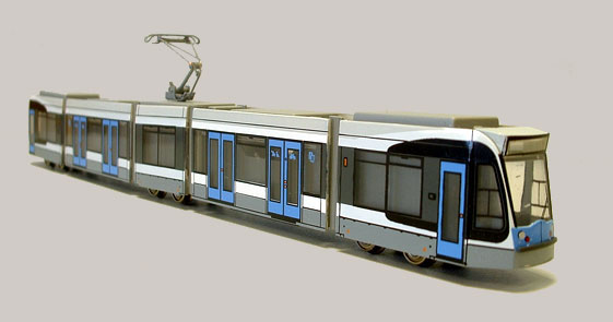 COMBINO Straßenbahn 1:160 N 5 teilig